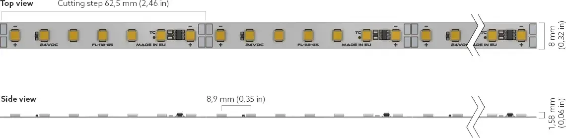 Pro 100 48V Dimensions