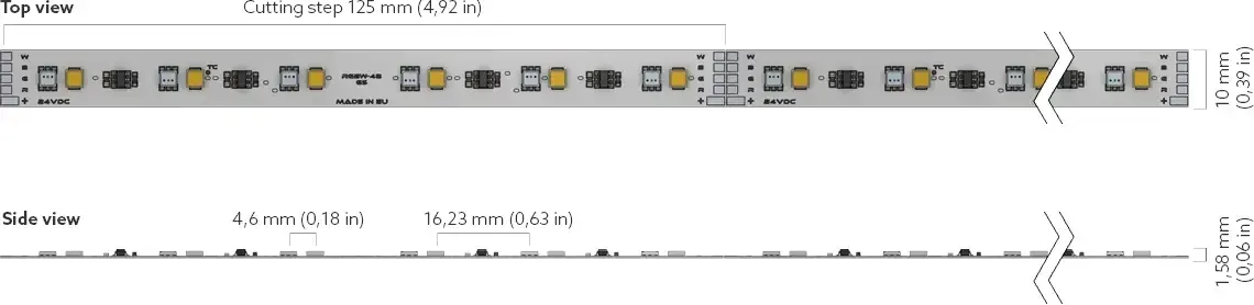 Pro 50 RGBW Dimensions