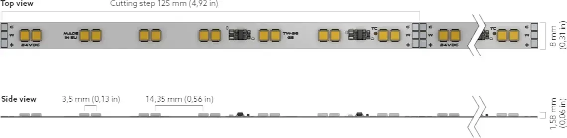 Pro 50 TW Dimensions