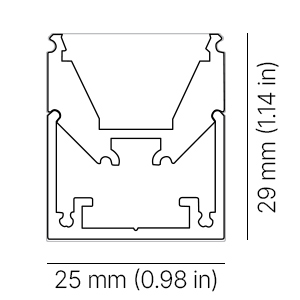 Architape A058 Outdoor Luminaire Series Dimensions