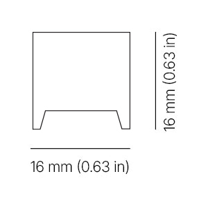 Architape H-Line S Outdoor Luminaire Series Dimensions