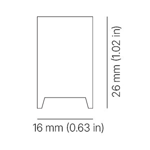 Architape H-Line M Outdoor Luminaire Series Dimensions