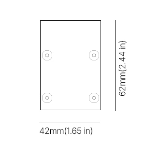 Architape Opaline Extreme Outdoor Luminaire Series Dimensions
